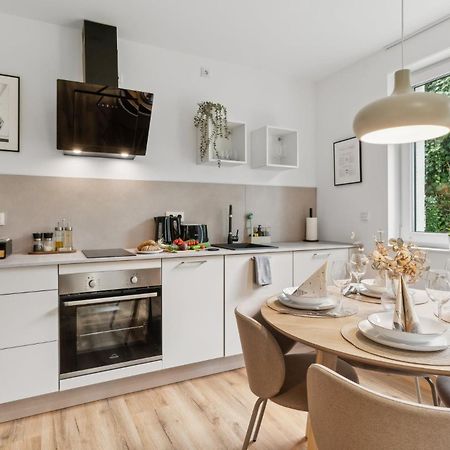 Deluxe Apartment In Bielefeld City Mit Parkplatz Und Terrasse 外观 照片