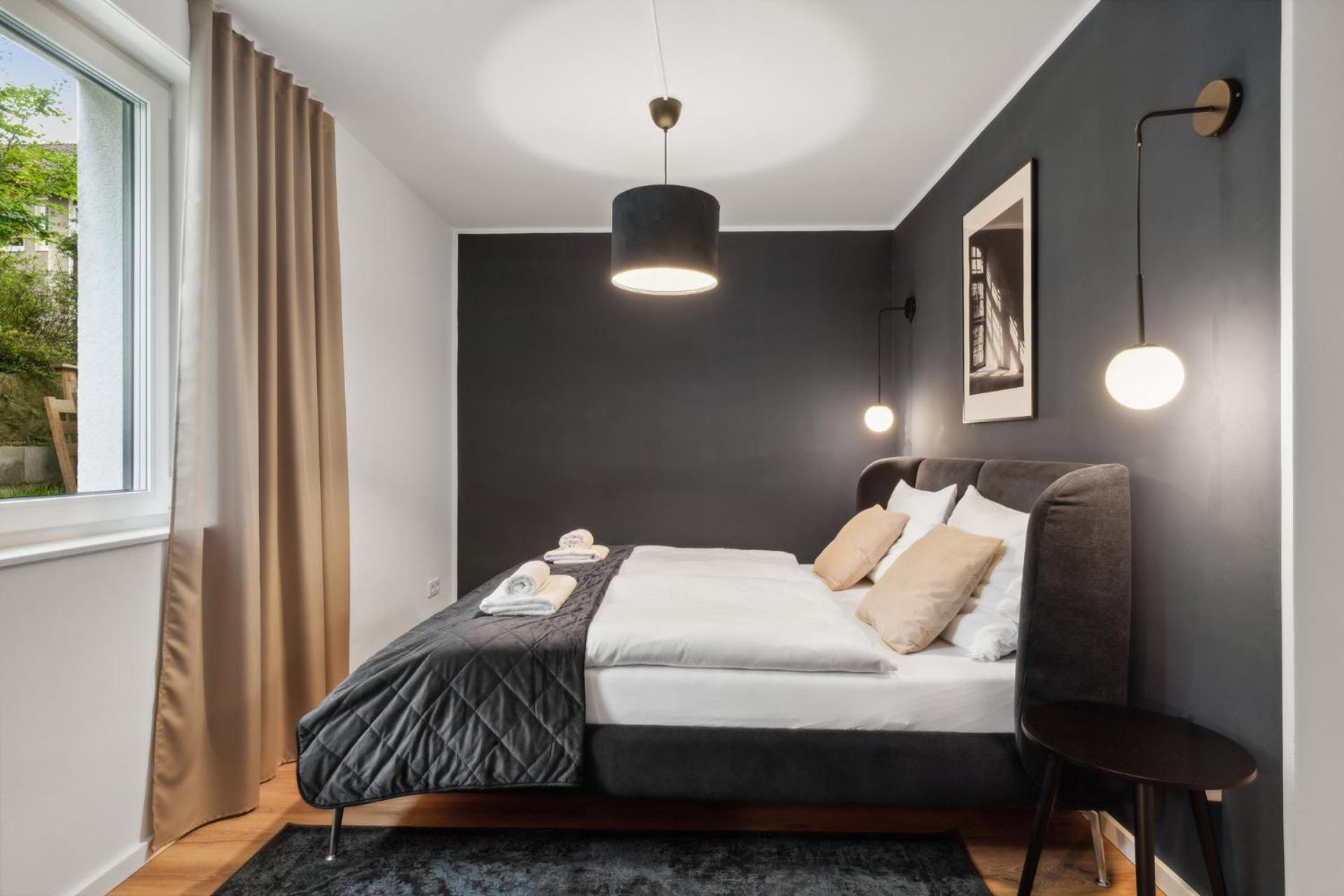 Deluxe Apartment In Bielefeld City Mit Parkplatz Und Terrasse 外观 照片