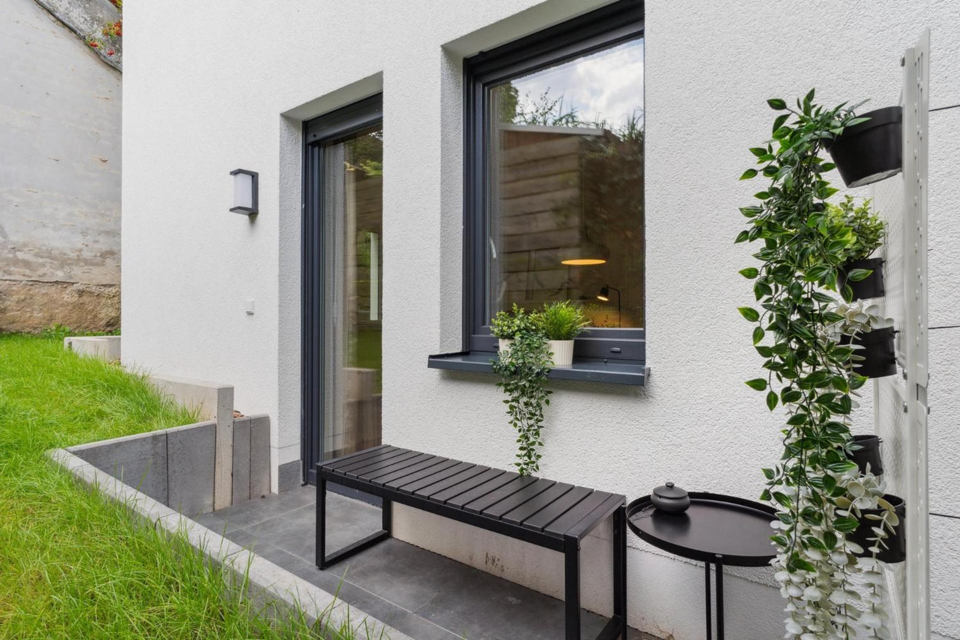 Deluxe Apartment In Bielefeld City Mit Parkplatz Und Terrasse 外观 照片