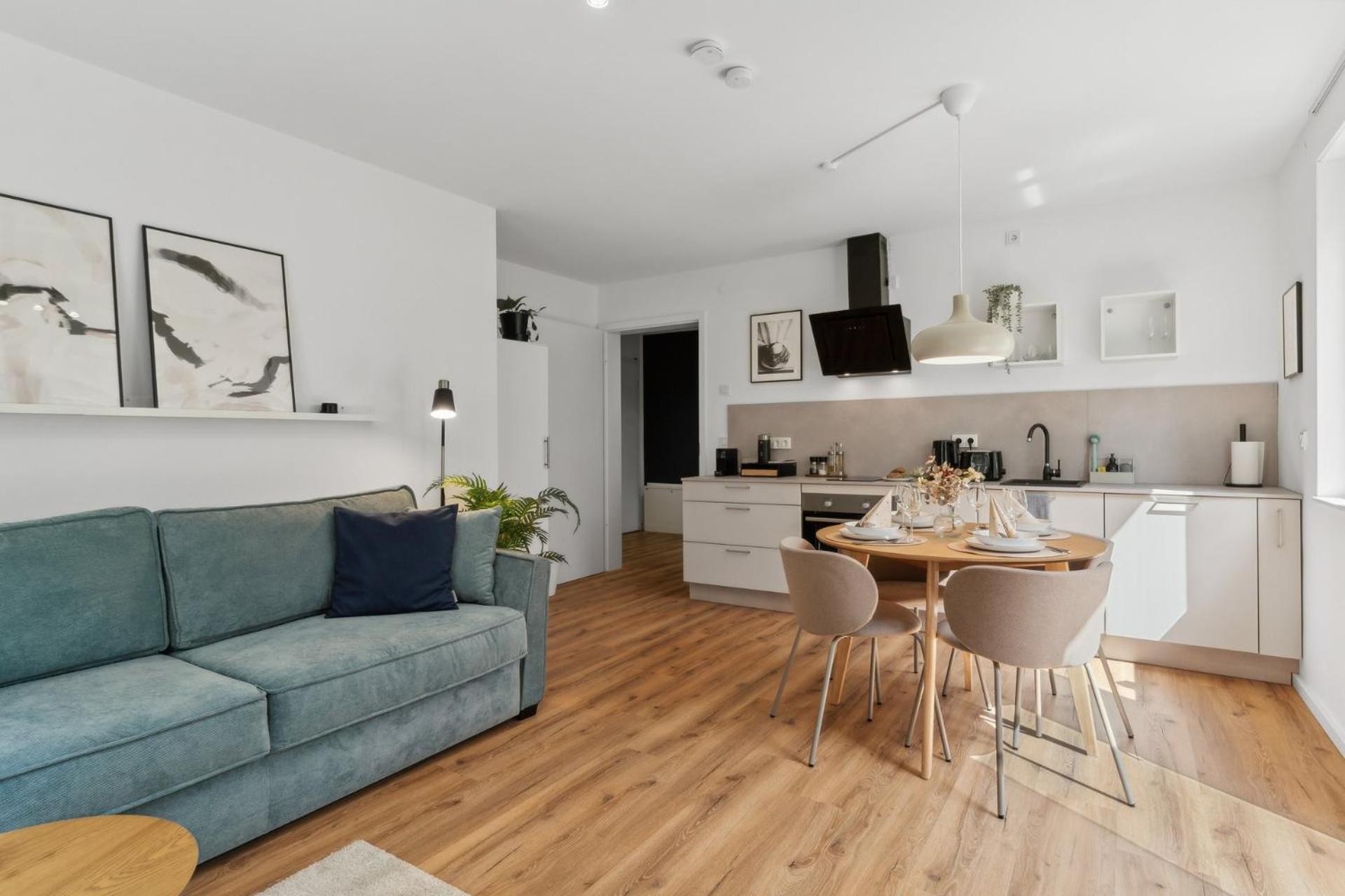 Deluxe Apartment In Bielefeld City Mit Parkplatz Und Terrasse 外观 照片